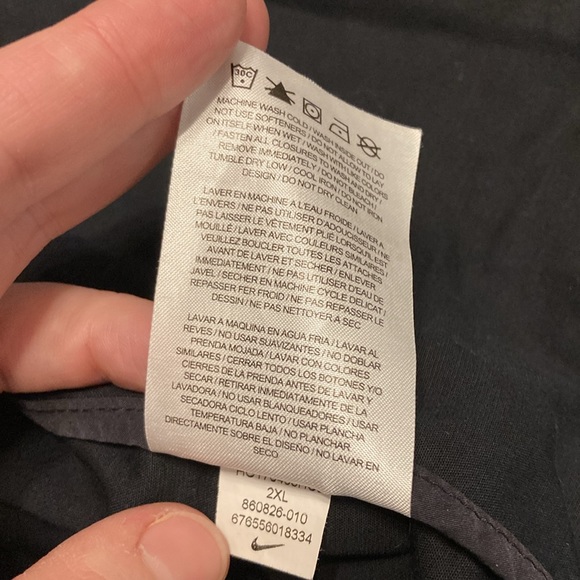 Nike Mens Size XXL Philadelphia 76ers Modern Varsity Jacket Black NBA Basketball - Picture 11 of 14